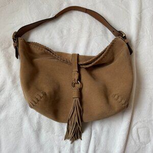 Coach Vintage Suede Brown Hobo Bag Rare Y2K Like New!